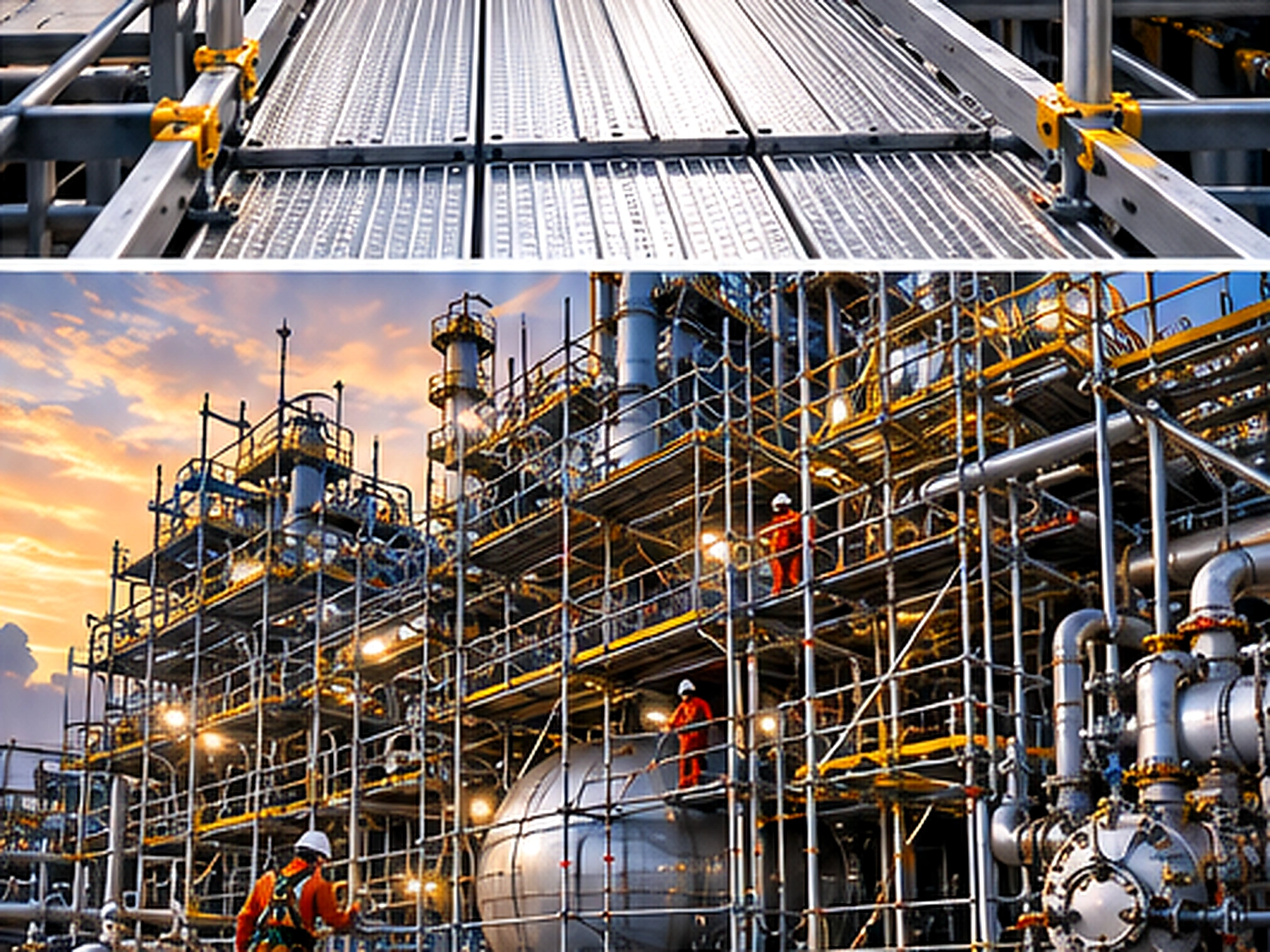 Industrial scaffolding