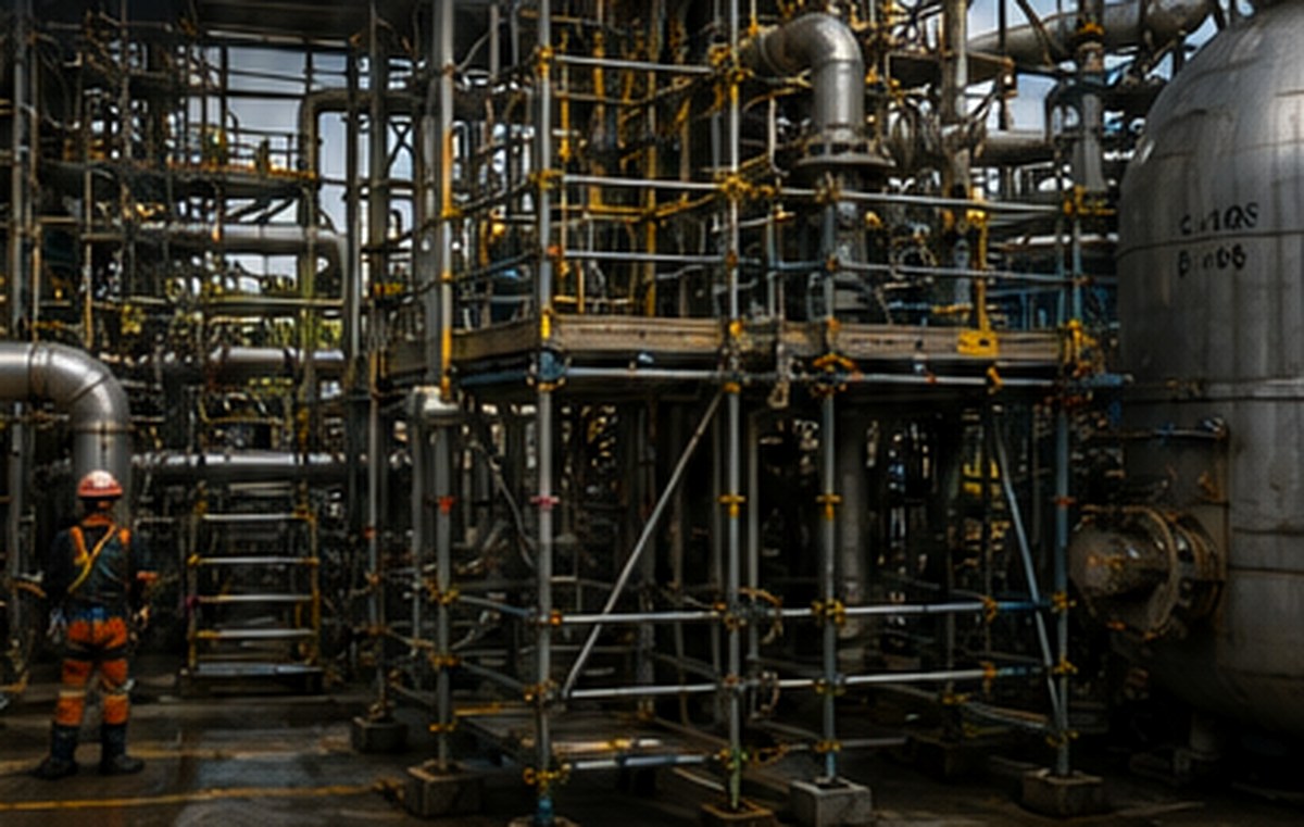 Industrial scaffolding